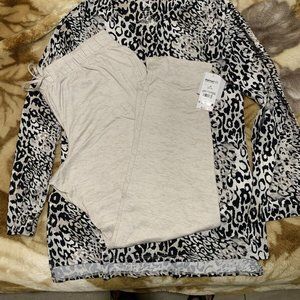 Notary Studio Cozy Lounge Pant Set Medium(8-10) Natural Walnut